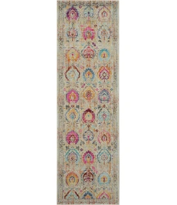 Nourison Home Vintage Kashan VKA04 Ivory/Multicolor 2 ft. X 6 ft. Area Rug