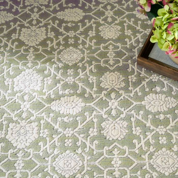 Nourison Grace Sage GCE01 5 ft. 3 in. X 7 ft. 3 in. Rect. Rug