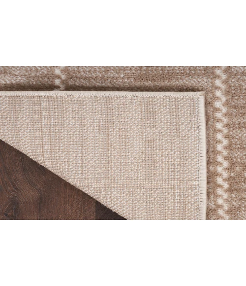 Nourison Serenity Home Mocha Ivory SRH05 7 ft. 10 in. X 9 ft. 10 in. Rectangle Rug