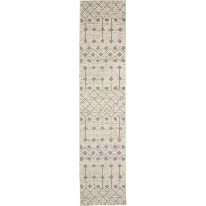 Nourison Grafix Runner Area Rug GRF37-Ivory/Grey
