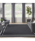 Nourison Home Nourison Essentials Black Ivory NRE02 7 ft. X 10 ft. Rectangle Rug