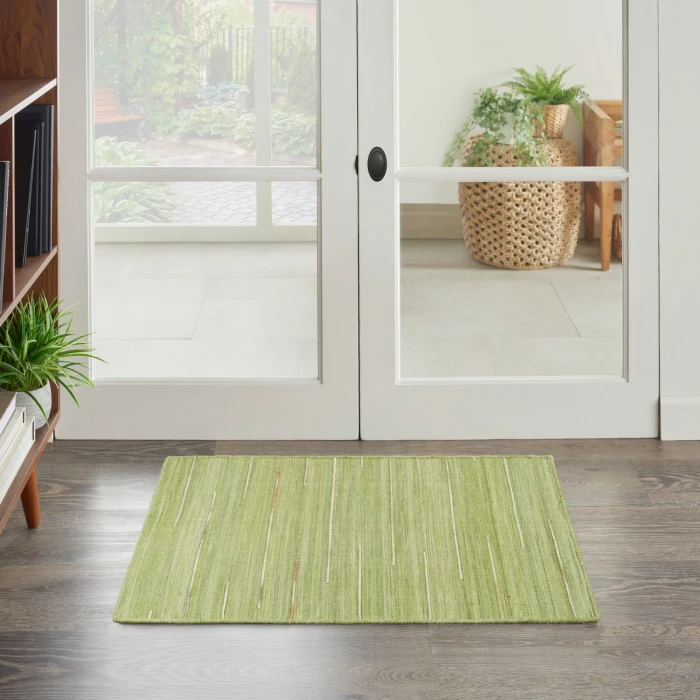 Nourison Interweave Green IWV01 2 ft. X 3 ft. Rect. Rug