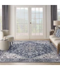 Nourison Machine Washable Series 1 Navy Ivory SR104 9 ft. X 12 ft. Rect. Rug