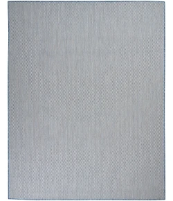 Nourison Home Courtyard COU01 Ivory Blue 8 ft. X 10 ft. Area Rug