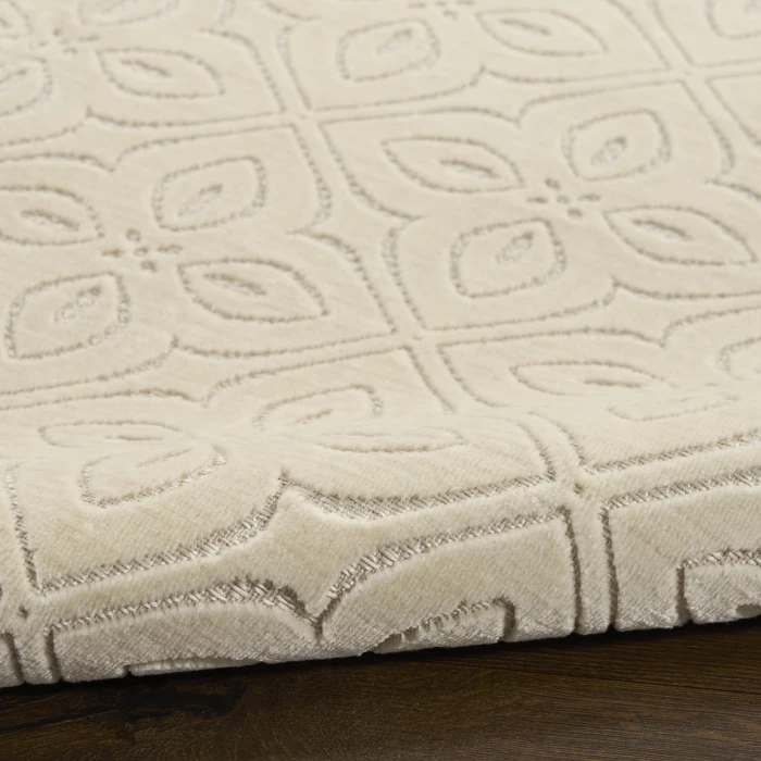 Nourison Home Washable Charm Cream / Ivory WCH03 2ft. x 3ft. Rect. Rug