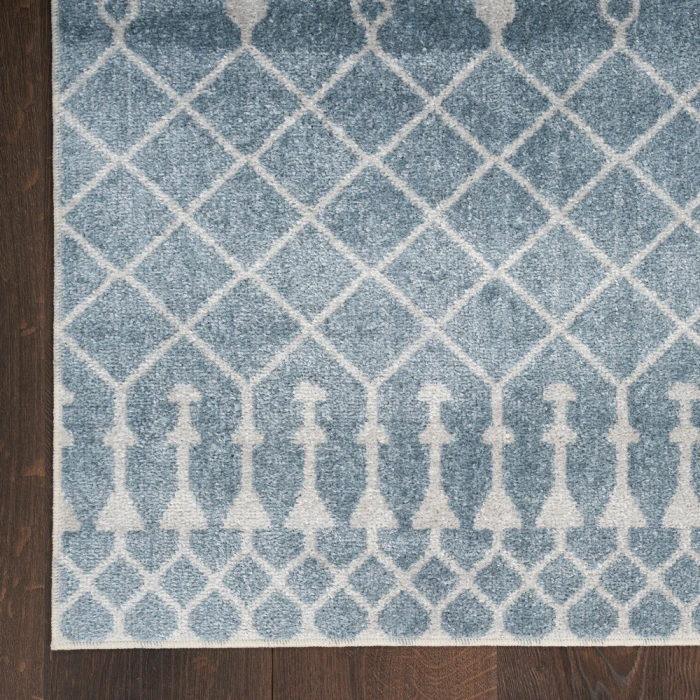 Nourison Astra Machine Washable Area Rug ASW10 Blue