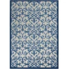 Nourison Home Aloha ALH21 Grey Blue 5 ft. 3 in. X 7 ft. 5 in. Area Rug