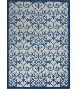 Nourison Home Aloha ALH21 Grey Blue 5 ft. 3 in. X 7 ft. 5 in. Area Rug