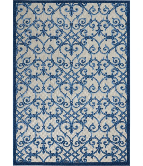 Nourison Aloha Area Rug ALH21-Grey/Blue