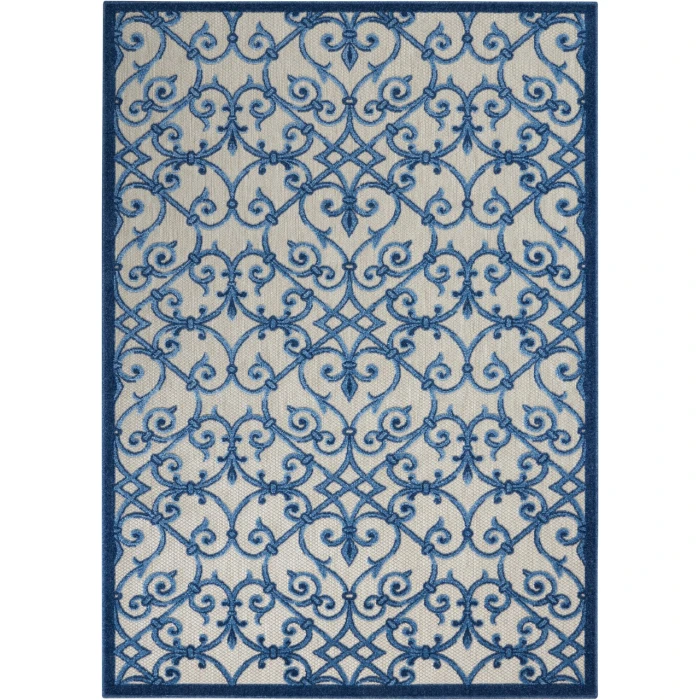 Nourison Aloha Area Rug ALH21-Grey/Blue