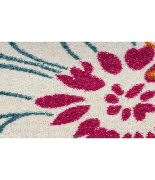 Nourison Passion Ivory/Multi PSN17 2 ft. 2 in. X 10 ft. Rectangle Rug