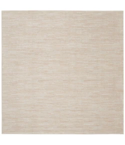 Nourison Home Nourison Essentials NRE01 Ivory Beige 7 ft. Square Area Rug