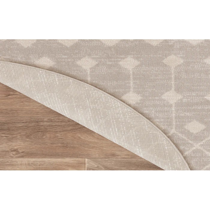 Nourison Grafix Beige GRF37 4 ft. Round Rug