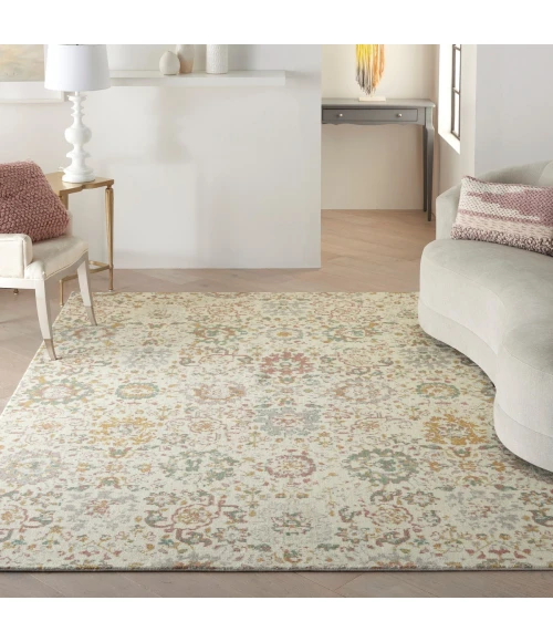 Nourison Twilight Area Rug TWI13 Ivory/Multi 8'6" x 11'6"