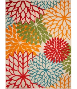 Nourison Home Aloha ALH05 Green 7 ft. X 10 ft. Area Rug