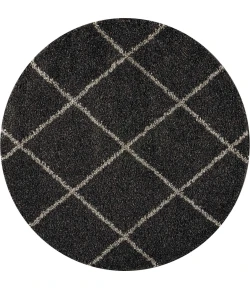 Nourison Home Brisbane BRI03 Charcoal 5 ft. Round Area Rug