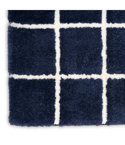 DKNY West End Ave Navy Ivory WTE01 6 ft. X 9 ft. Rect. Rug