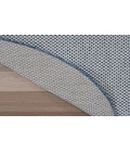 Nourison Courtyard Ivory Blue COU01 5 ft. X 8 ft. Oval Rug