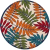 Nourison Home Aloha ALH18 Multicolor 7 ft. 10 in. Round Area Rug