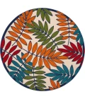 Nourison Aloha Round Area Rug ALH18-Multicolor