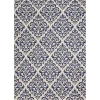Nourison Home Grafix GRF06 White Blue 5 ft. 3 in. X 7 ft. 3 in. Area Rug
