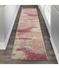 Nourison Celestial Runner Area Rug CES02-Ivory/Pink