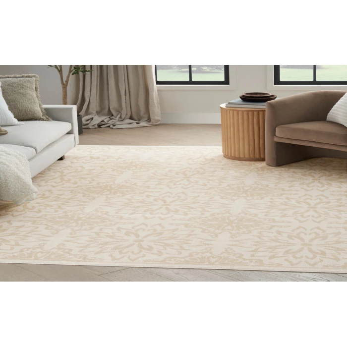 Nourison Jubilant Ivory Beige JUB06 4 ft. X 6 ft. Rectangle Rug