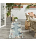Nourison Home Suncoast Blue SNC04 2ft. x 6ft. Rect. Rug
