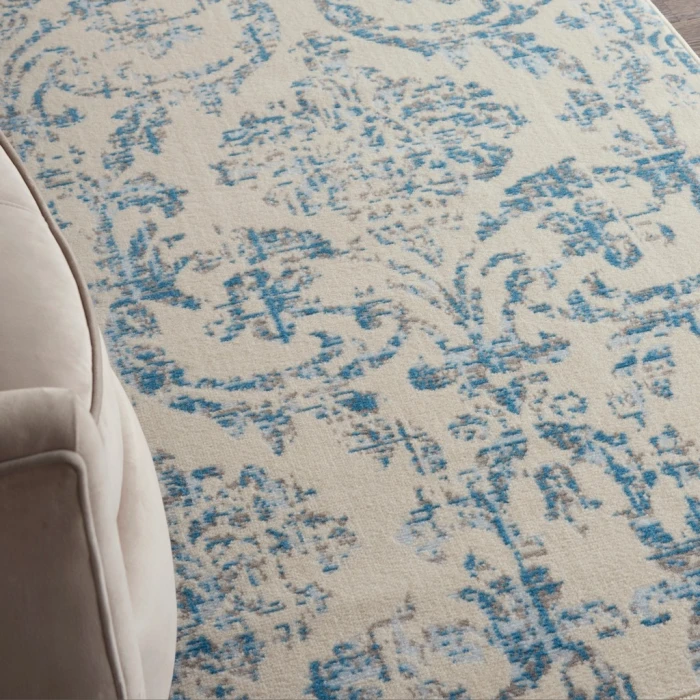 Nourison Jubilant Area Rug JUB09-Ivory Blue
