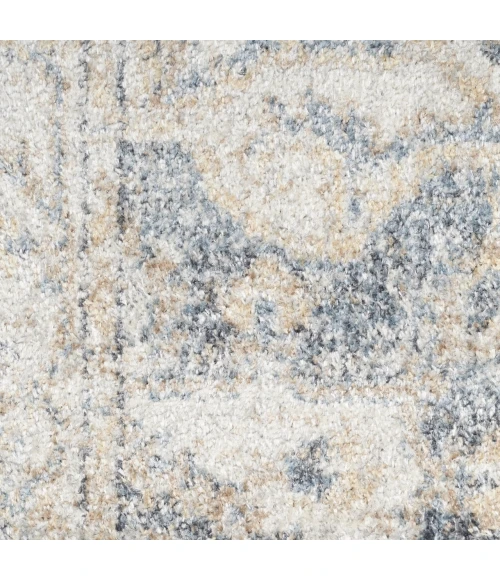 Nourison Astra Machine Washable Grey Blue ASW12 7ft. x 10ft. Rect. Rug