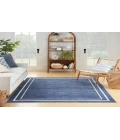 Nourison Nourison Essentials Navy Ivory NRE02 7 ft. X 10 ft. Rectangle Rug
