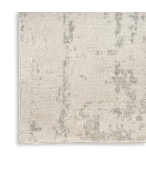 Nourison Quarry Cream Grey QUA01 8 ft. Rect. Rug