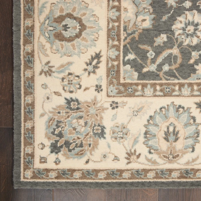 Nourison Living Treasures Area Rug LI16-Grey/Ivory