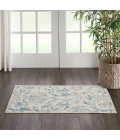 Nourison Jubilant Area Rug JUB09-Ivory/Blue