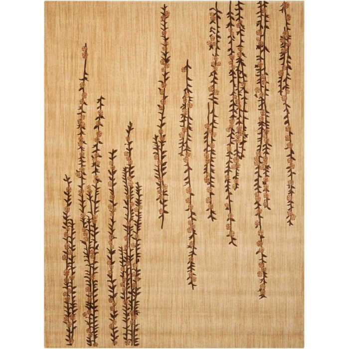 Nourison Home Radiant Impression Brown LK04 7ft.9in. x 10ft.10in. Rect. Rug