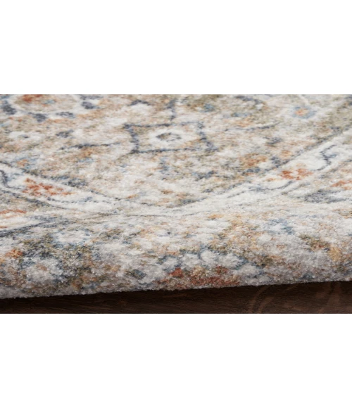 Nourison Astra Machine Washable Gold Grey ASW16 2 ft. X 6 ft. Rectangle Rug