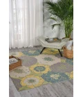 Nourison Home & Garden Square Area Rug RS021-Green