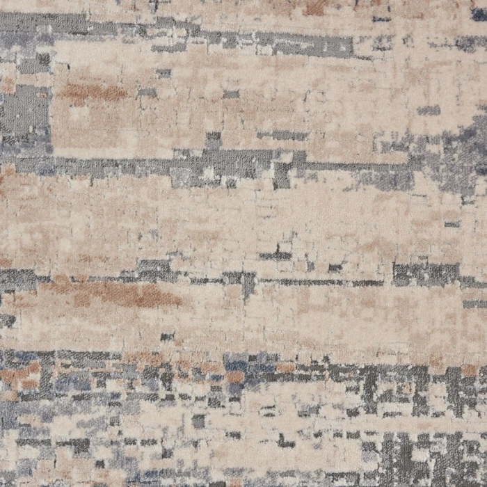 Nourison Rustic Textures Area Rug RUS04-Beige/Grey