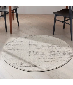 Calvin Klein CK950 Rush CK953 Ivory Beige 4 ft. Round Area Rug