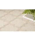 Nourison Easy Care Cream NES01 6 ft. X 9 ft. Rectangle Rug