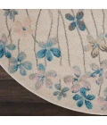 Nourison Tranquil Round Area Rug TRA04-Ivory