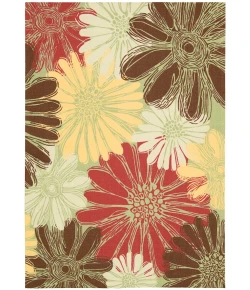 Nourison Home & Garden RS022 Green 10 ft. X 13 ft. Area Rug