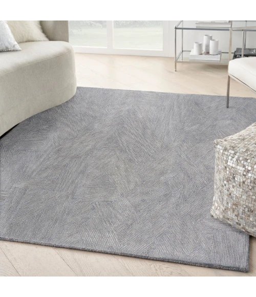 Michael Amini Ma30 Star Area Rug SMR01 Slate 4' x 6'