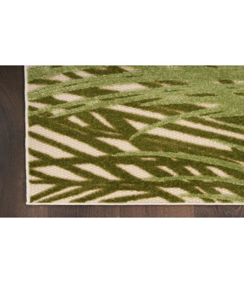 Nourison Aloha Ivory Green ALH41 5 ft. 3 in. X 7 ft. 5 in. Rectangle Rug
