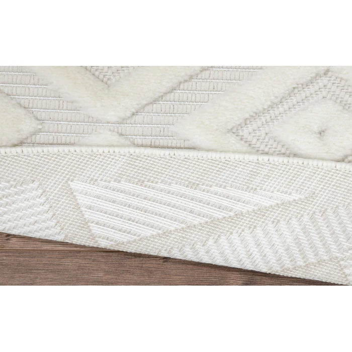 Nourison Versatile Ivory White NRV01 10 ft. Round Rug