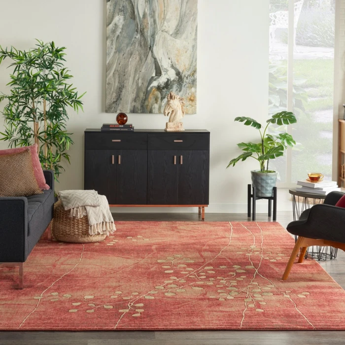 Nourison Somerset Area Rug ST74-Flame