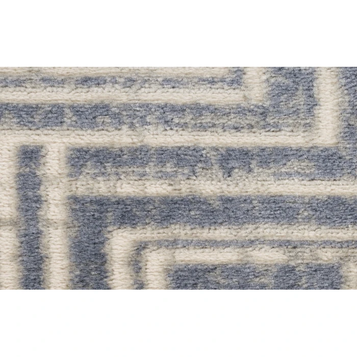 Nourison Serenity Home Blue Ivory SRH04 9 ft. X 12 ft. Rectangle Rug