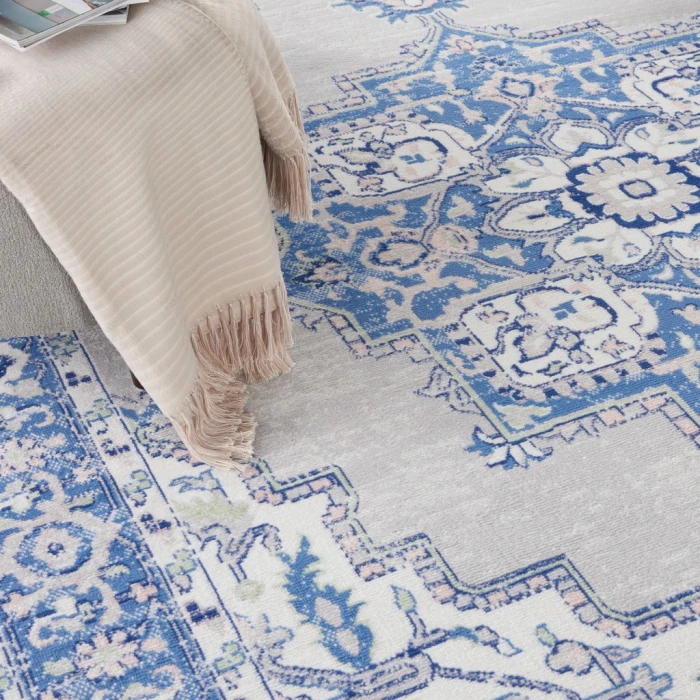 Nourison Whimsicle Area Rug WHS03-Grey Blue