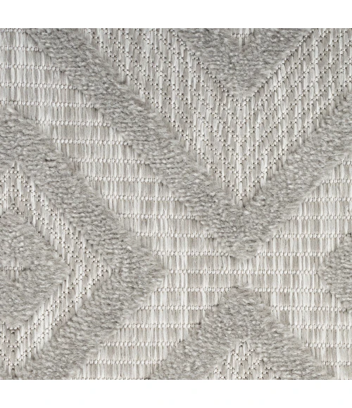 Nourison Versatile Area Rug NRV01 Silver Grey