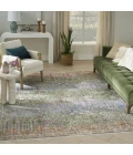 Nourison Home Vintage Harmony Blue VHH01 9ft.10in. x 13ft.1in. Rect. Rug